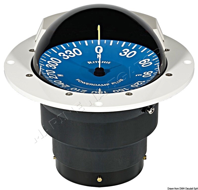 RITCHIE Supersport Compass 5 Inches White/Blue