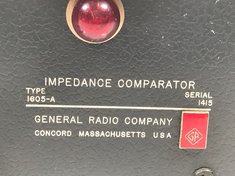General Radio 1605-A Impedance Comparator