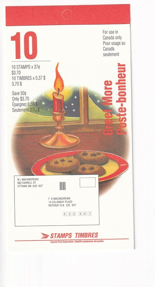 Bengphil Canada Booklet BK149b with 1455,55a