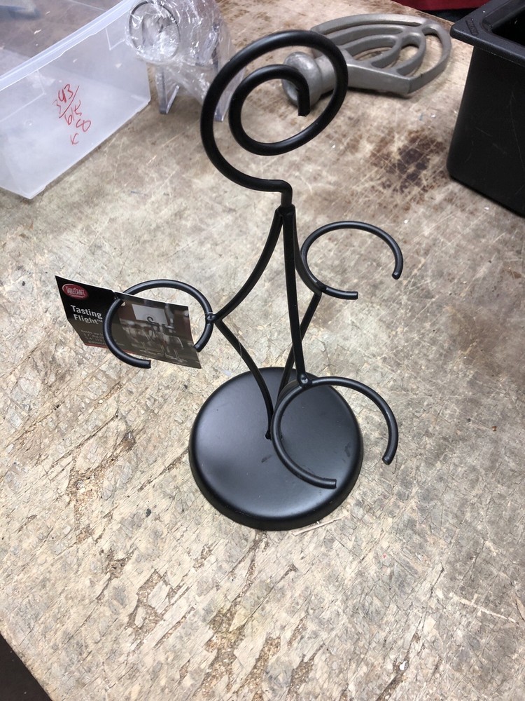 TableCraft Wf300bk Tasting Flight Rack Half Condiment Rack