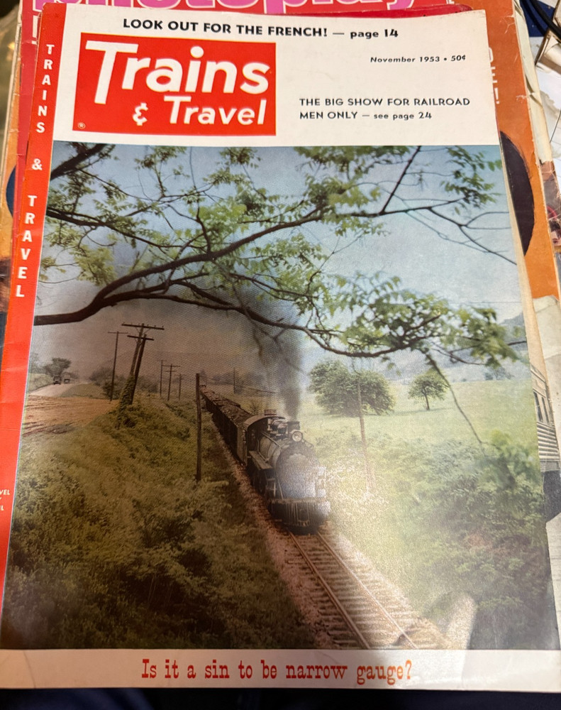 TRAINS MAGAZINE---NOVEMBER 1953