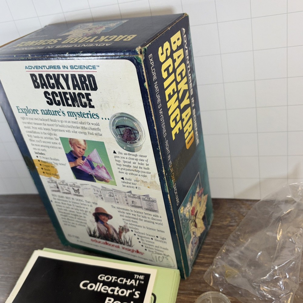 Vintage 1988 Adventure In Science Backyard Science 35 Projects