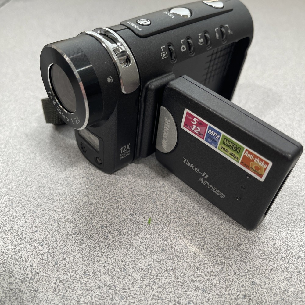 Ricoh AF-7 Camera Microtek MV 500 Movie Camera Both Untested