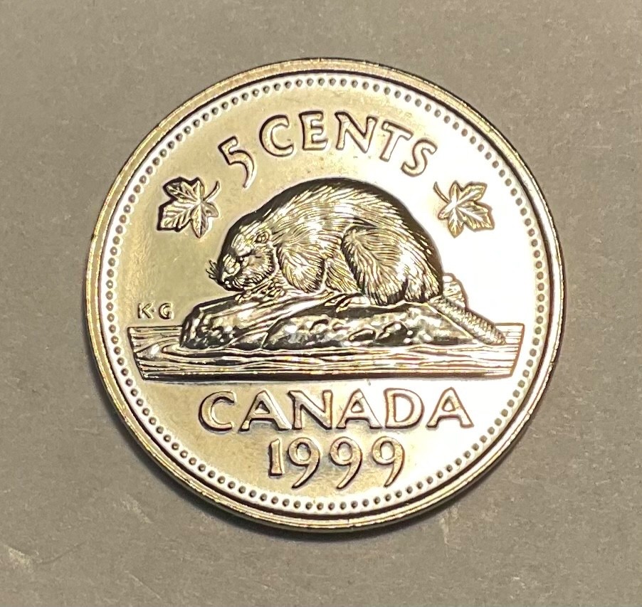 1999 CANADA  - 5. cent - nickel. Ms64pl?
