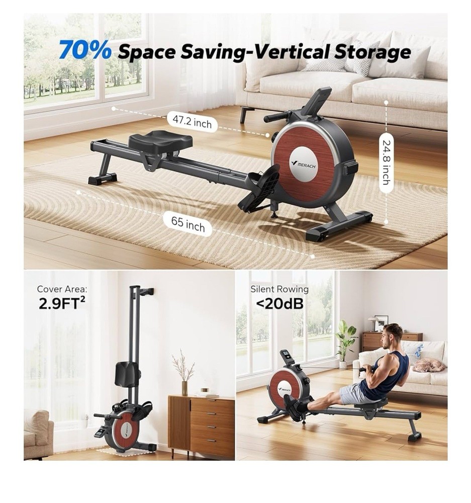 MERACH Q1S Magnetic Rowing Machine