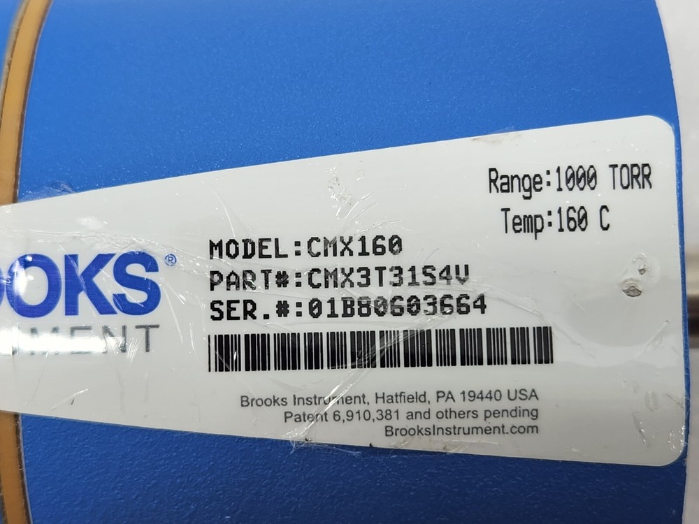 BROOKS XacTorr Capacitance Manometer 1000Torr CMX160