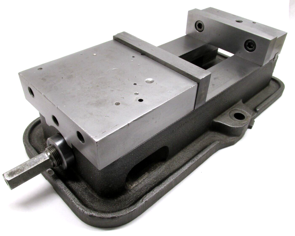KURT ANGLOCK 6" MILLING MACHINE VISE w/ JAWS & HANDLE - #D60