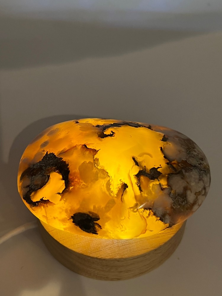 Flower Agate Palmstone