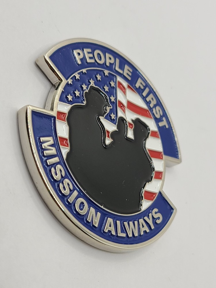 Major General Eugene Eubank People First Mission Challenge Coin 2"