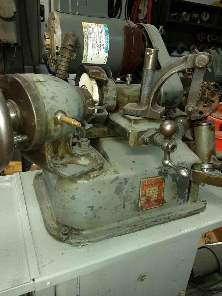 Hybco tap grinder / sharpener. Relief grinde