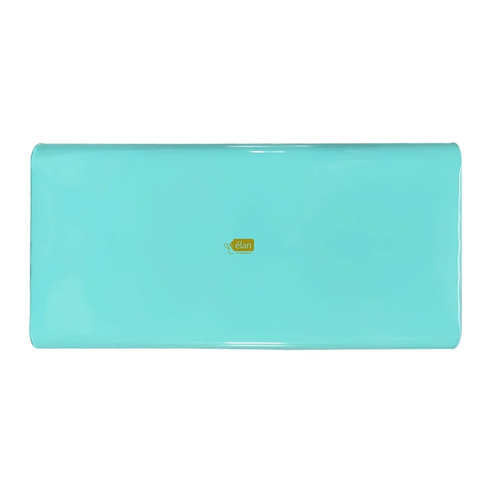 Vintage Style Metal Storage Rectangular Trunk Storage Chest Box Blue Green