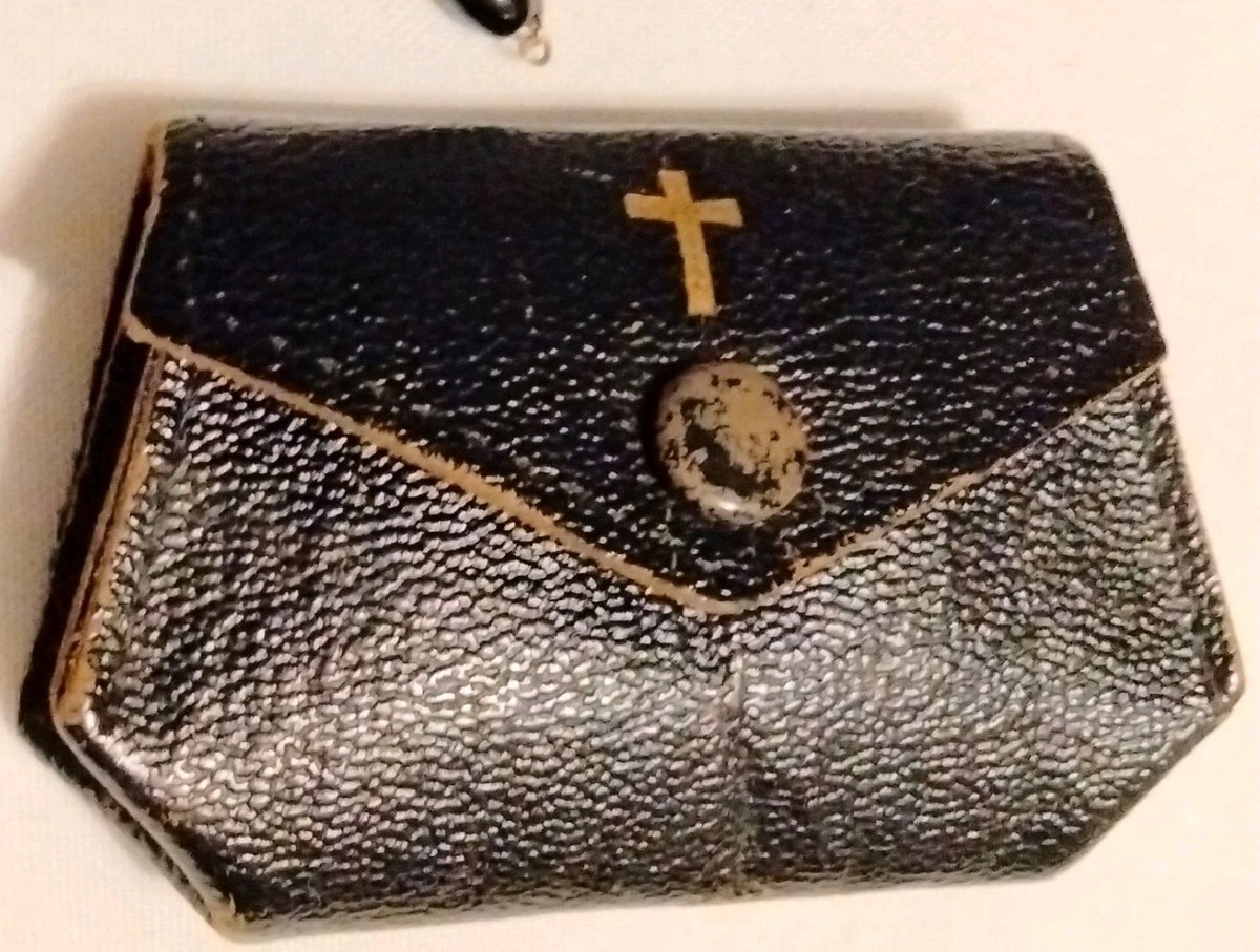 Catholic Glass Rosary Wood Relic From Chapel Of Apparitions Paris 1830 Italy