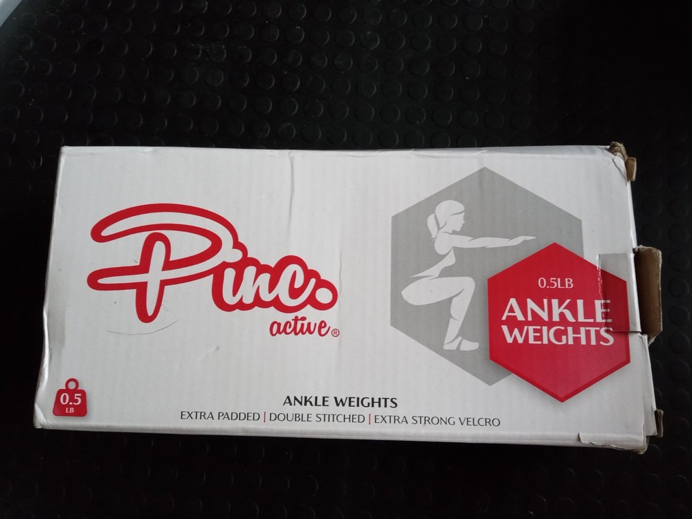 Pinc Active Ankle Weights 0.5 Lbs. New In Box