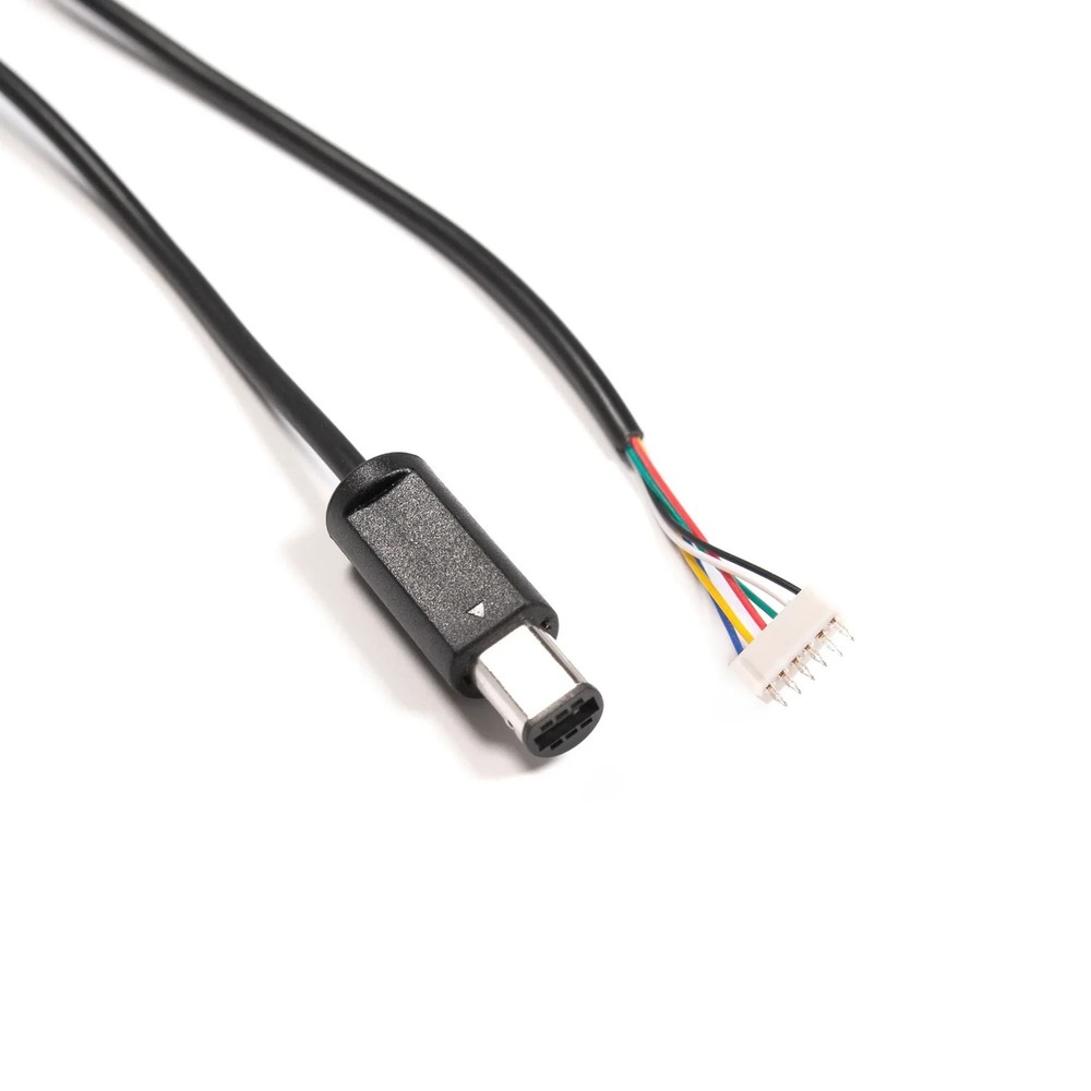 Nintendo Game Cube Replacement Controller Cable - Black, Indigo, & Silver 10 FT