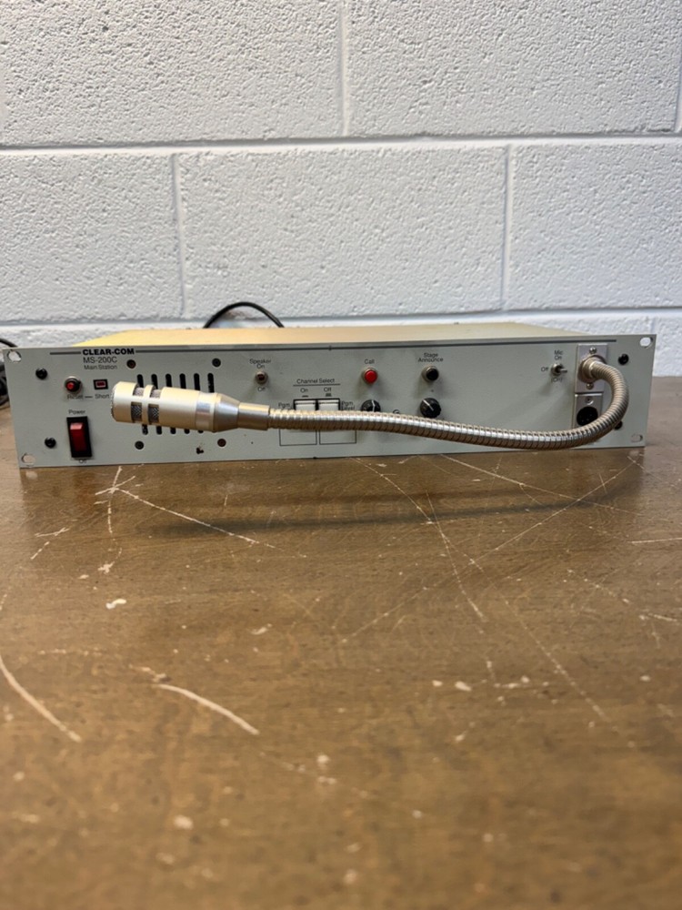 Vintage Clear Com MS200C Main Station Electronics