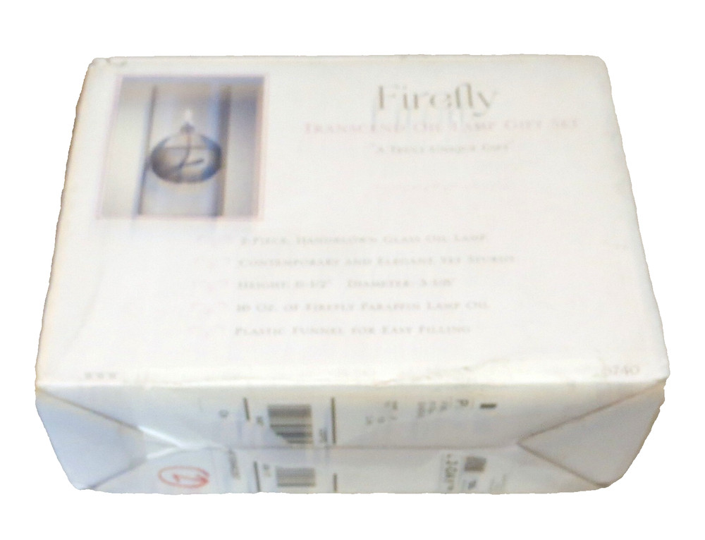 Firefly Transcend Oil Lamp Gift Set - Set in (Open) Box