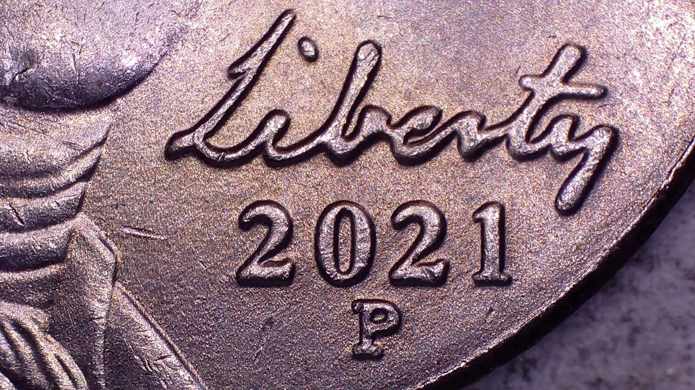 2021 P Jefferson Nickelwith Multiple Reverse Die Chips(#77427)