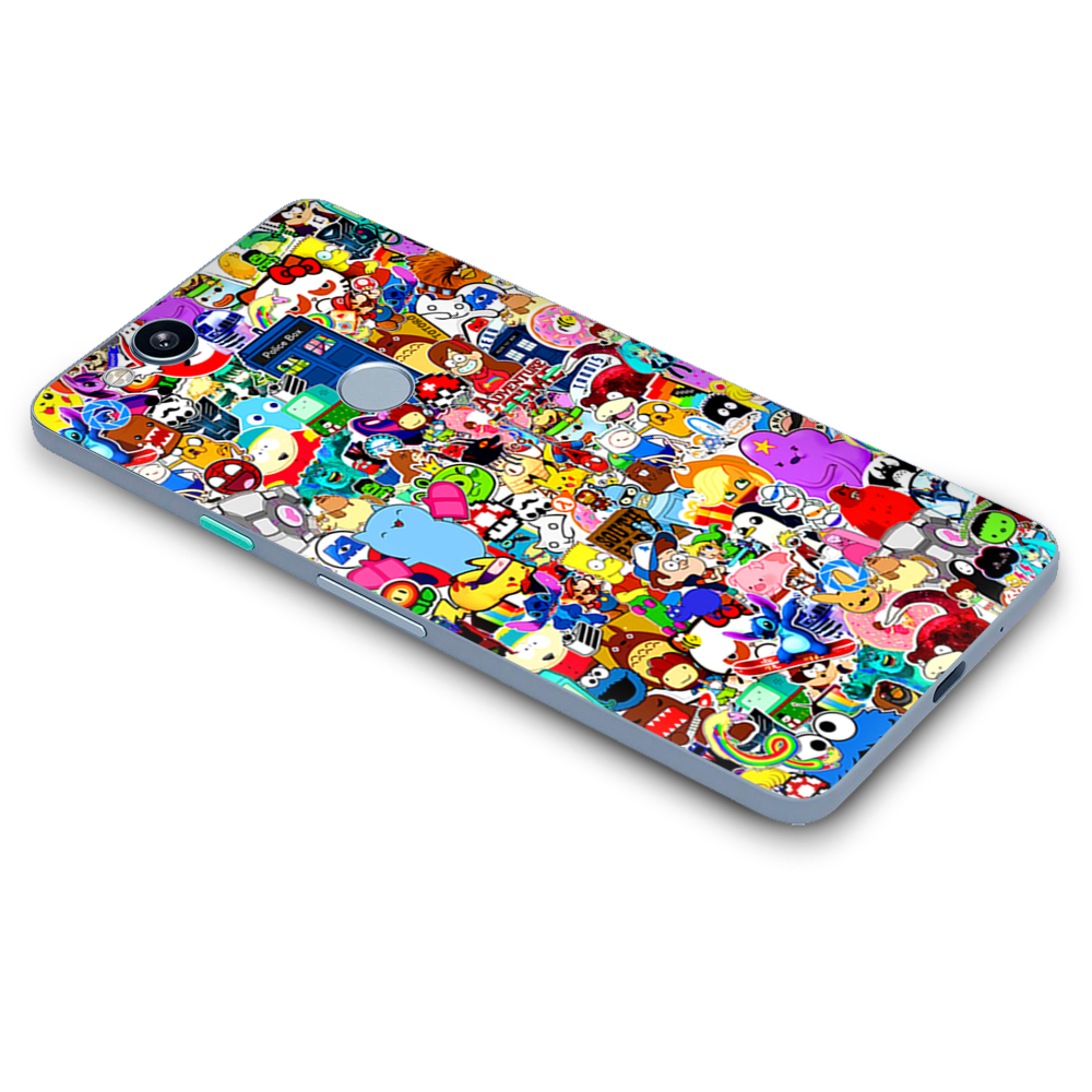 Google Pixel 2 Skins Decal Wrap Sticker collage