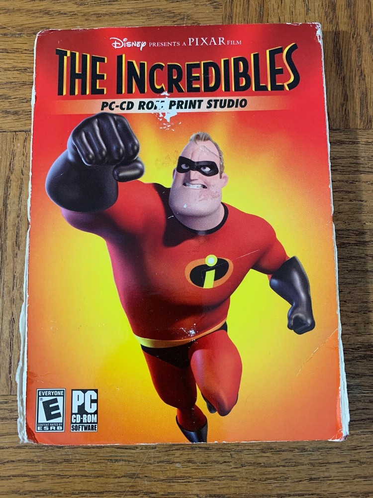 The Incredibles Print Studio Computer Software