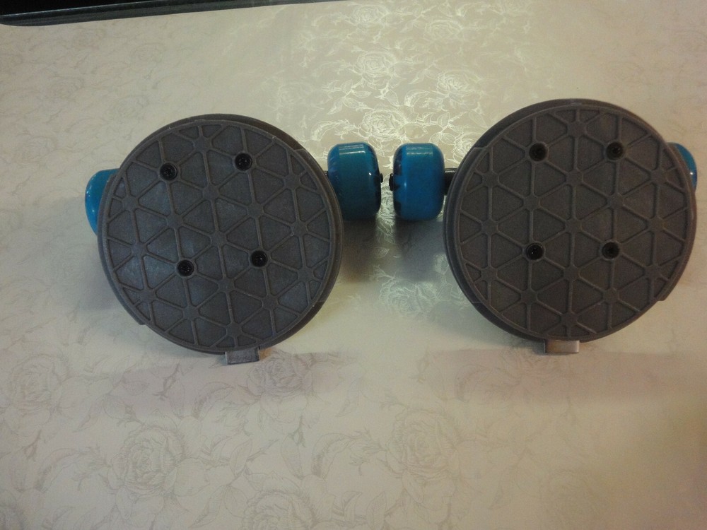 morfboard interchangeable skateboard WHEELS ONLY blue gray