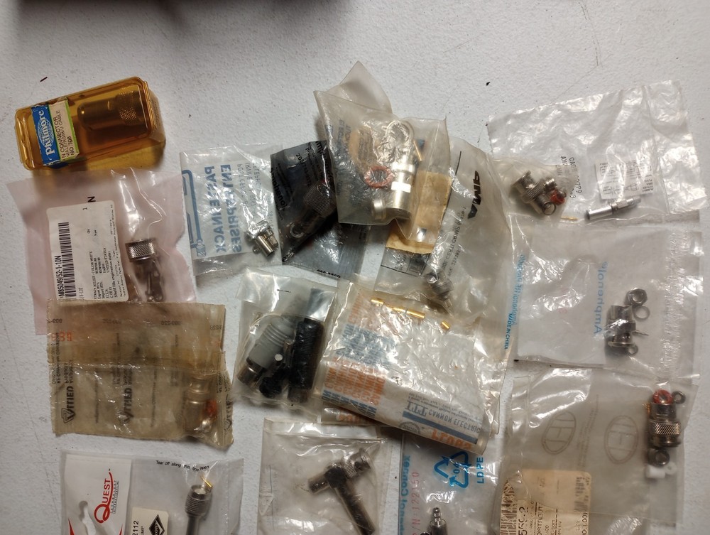 Assorted Coax Connectors - New Surplus Condition
