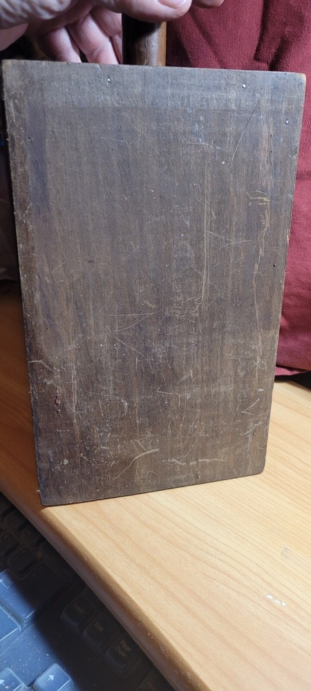 Vintage Masonic voting box with original handmade marbles