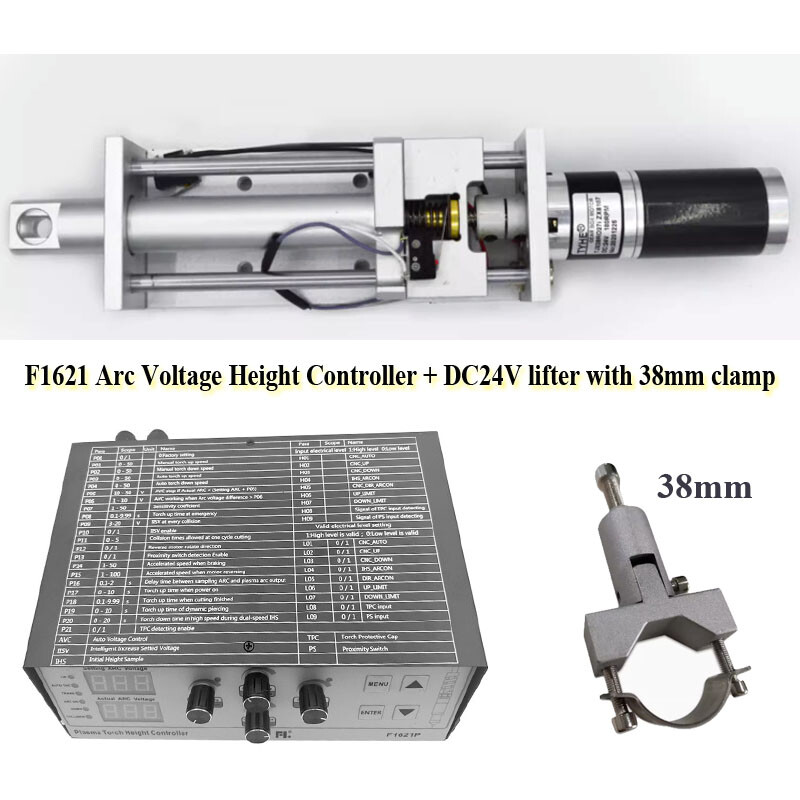 CNC Cutting Torch Holder Plasma Flame Cutting Machine Z-axis Lifter + Controller