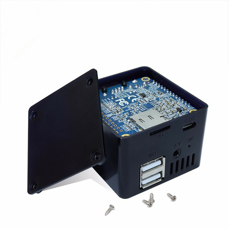 ABS Plastics Shell Cooling Case for Orange Pi Zero and Expansion Board Black