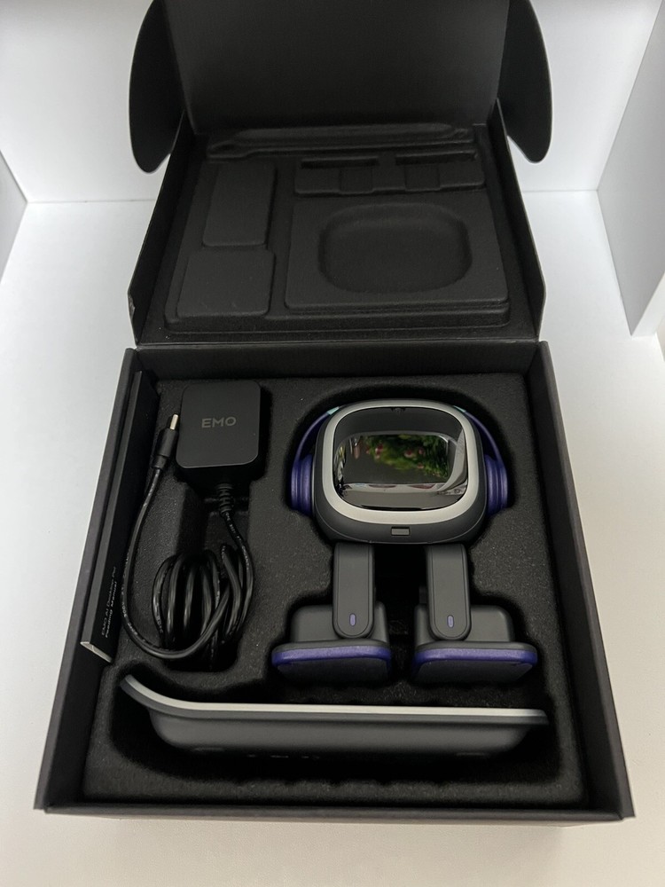 Emo Living Ai Desktop Pet Robot,Emo,Works Great