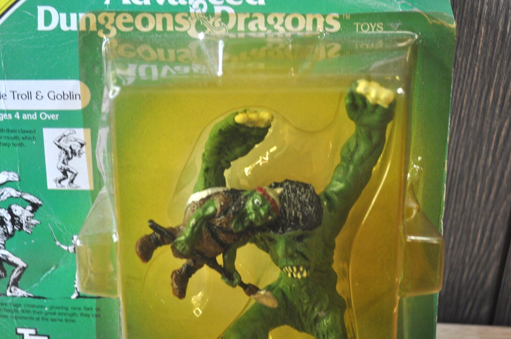 Advanced Dungeons & Dragons Terrible Troll & Goblin Figures-TSR