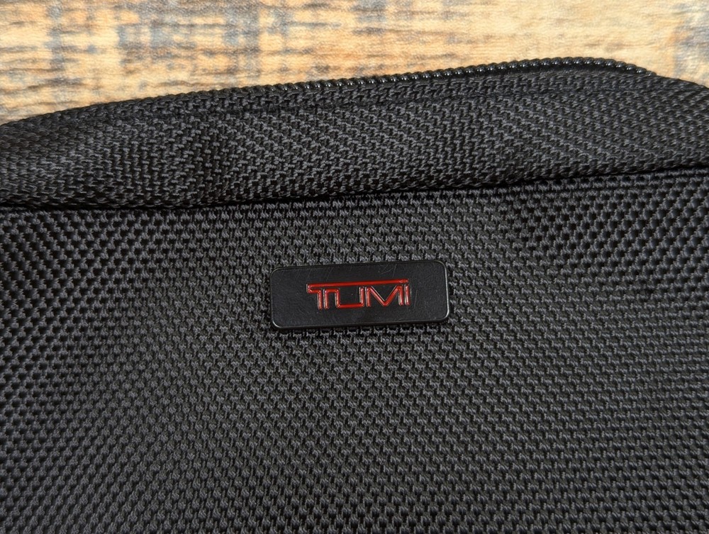Tumi Delta Small Zippered Black Travel Case Bag