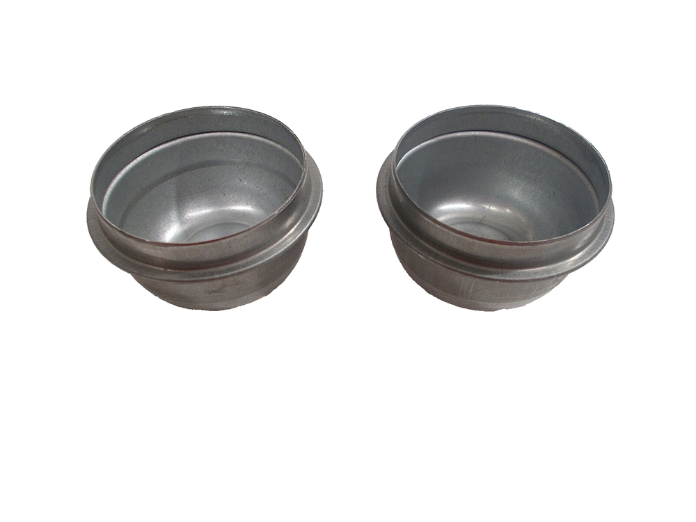 TWO - DC178 1.78" Hub Bore Plain Dust Cap Trailer Axle Brakes Boat Dico Grease