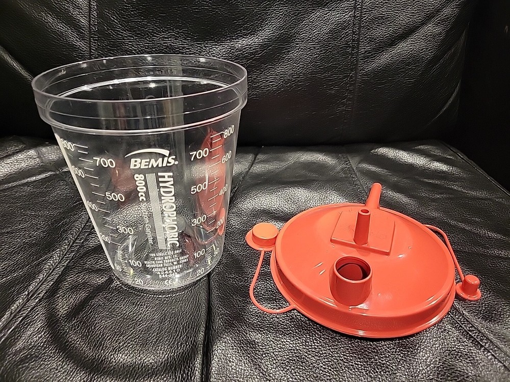 Bemis 800 cc mL SSCOR Suction Canister - New