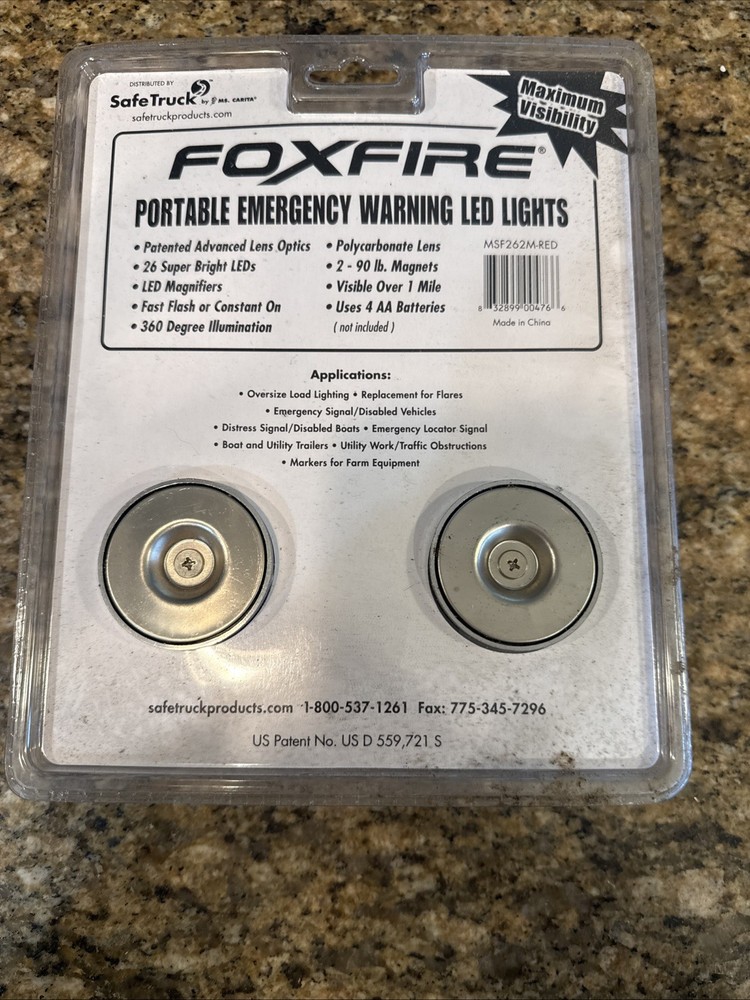 Foxfire Portable Emergency Warning LED Lights