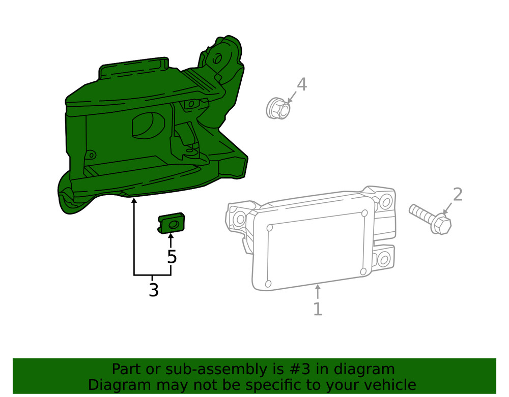 Genuine Mazda Blind Spot Detection System Warning Sensor Bracket DB2S-67-Z4X