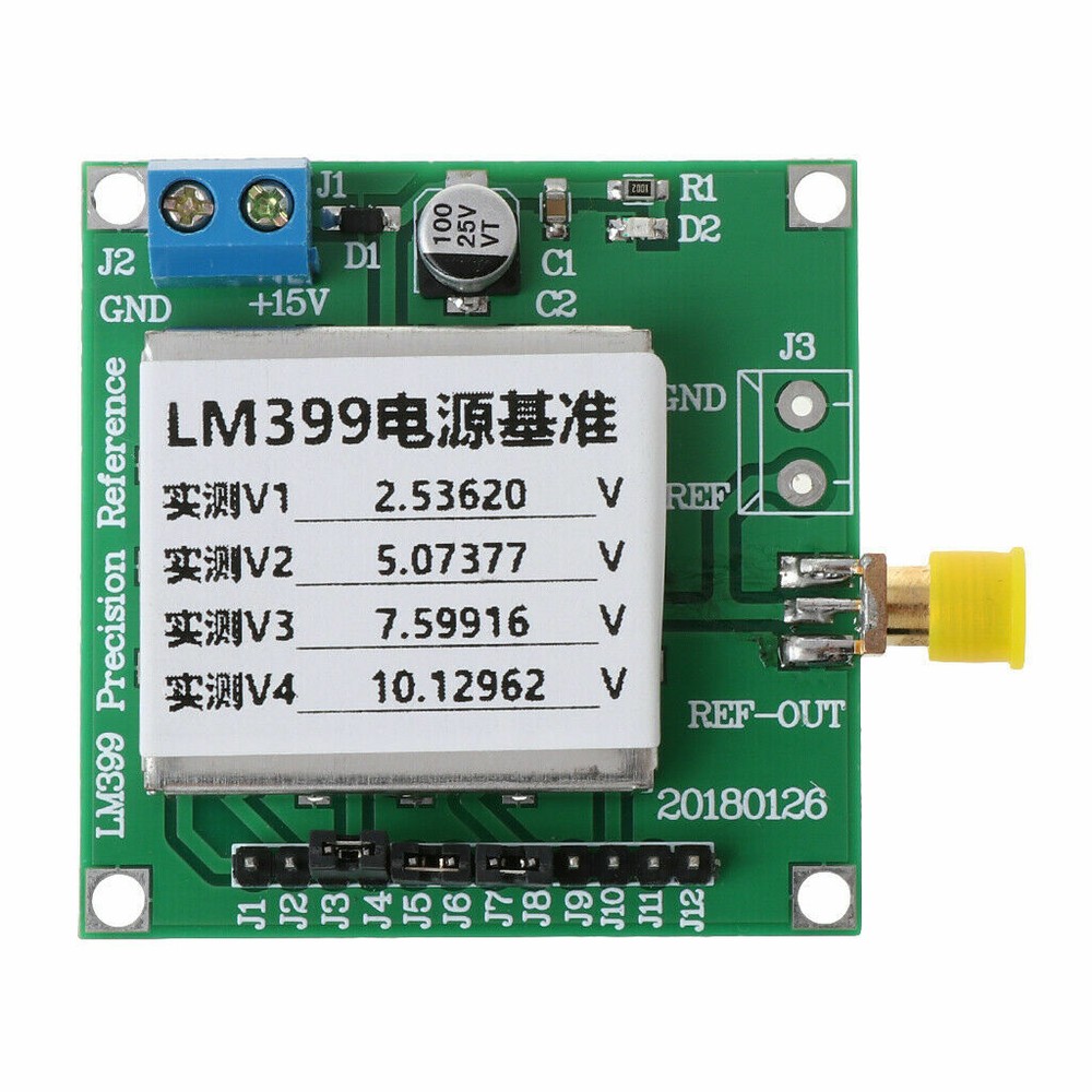 LM399 4-CH Voltage Reference Source 10V/7.5V/5V/2.5V For Voltmeter Calibration