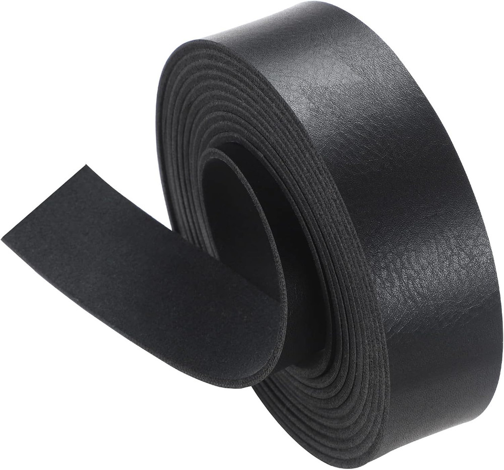 Leather Strap 1 Inch Wide 100 Inches Long, Leather Strips for DIY Craft Projects