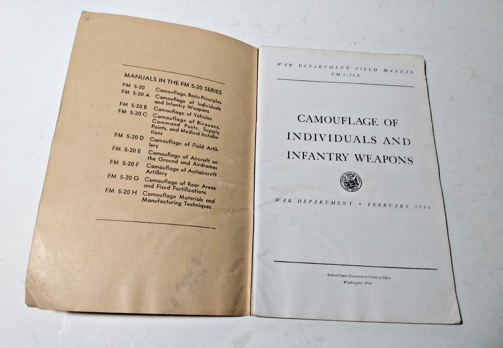 1944 Army FM 5-20A