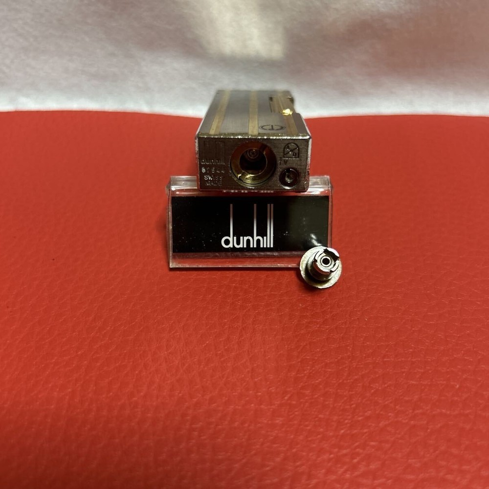 Overhauled Dunhill Rollagas lighter Silver Gold d mark without box
