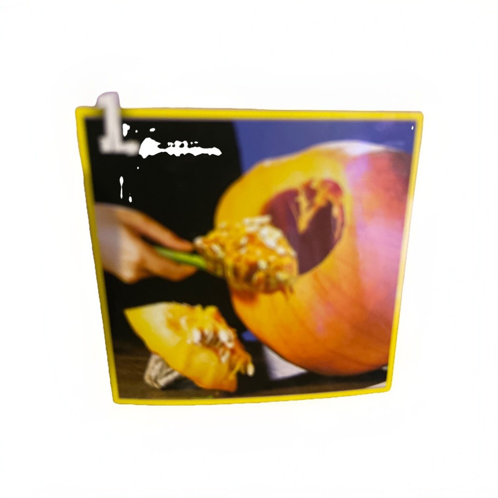 Pumpkin Pro Colossal Carving Kit 4 Pieces With 6 Pop Out Stencils