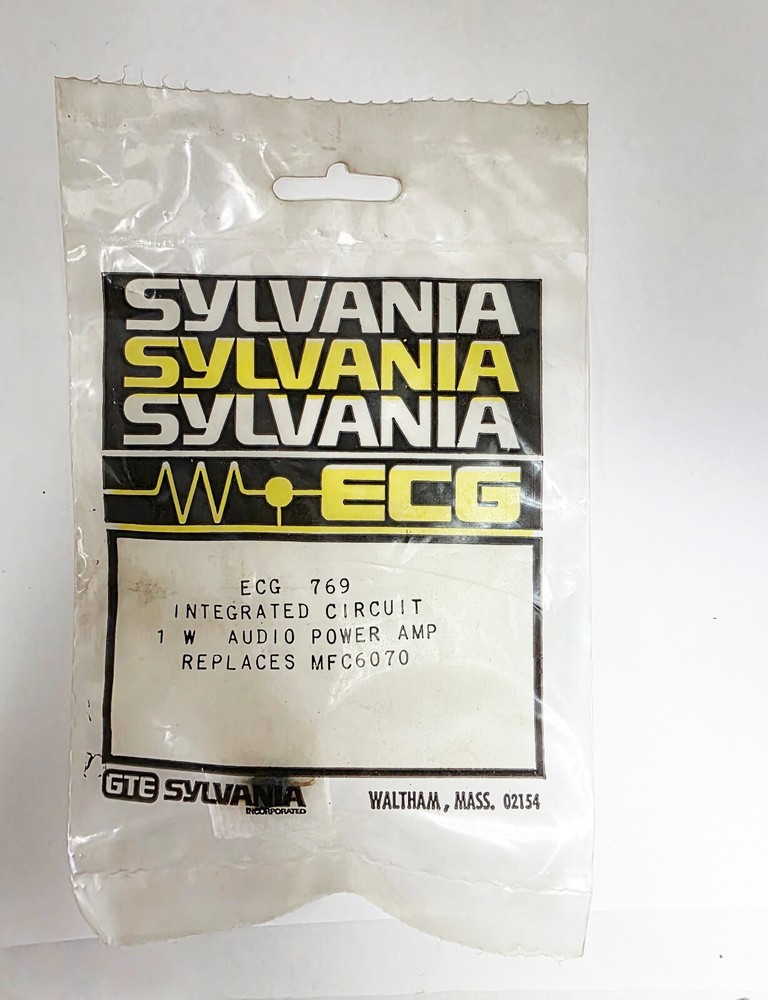 ECG769 1-Watt Audio Power Amplifier Module: New In Package