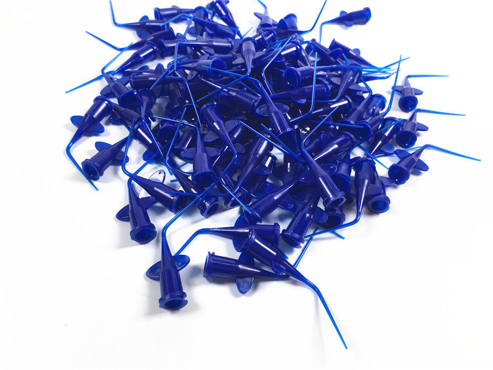 Dental Disposable Irrigation Tip Endo Root Canal Irrigator Tip Plastic Blue