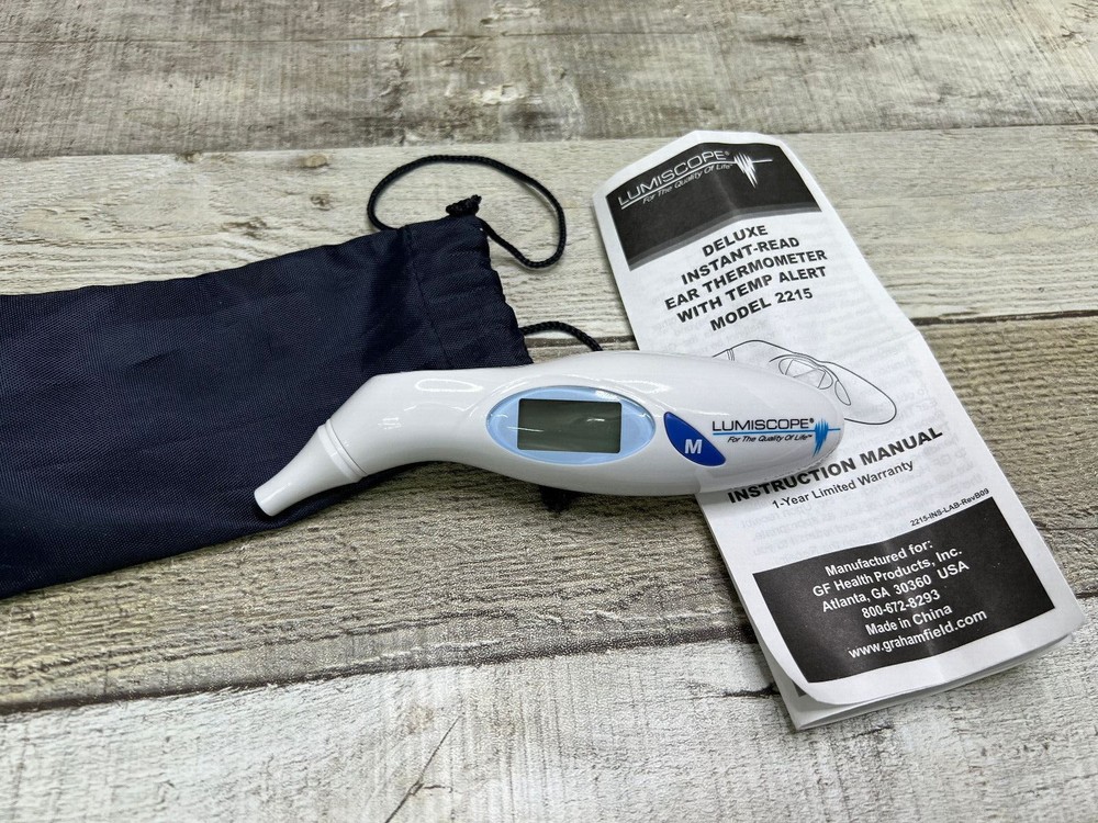 Lumiscope Deluxe Instant Read ear thermometer