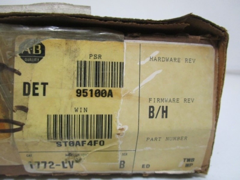 ALLEN BRADLEY 1772-LV SER. B PLC 2/15 MINI PROCESSOR  NSMP