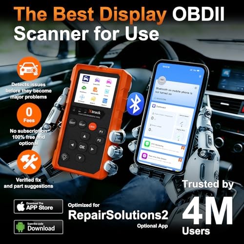 OBD2 Wireless Scanner Diagnostic Tool - Check Engine Car Code Reader 96000+ DTC