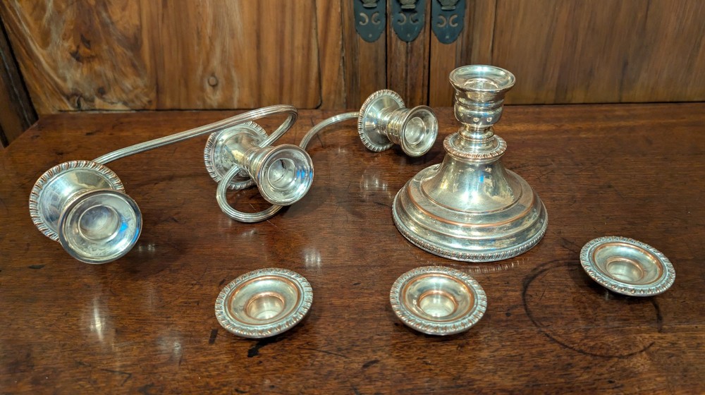 Vintage Silver Plated Candelabra