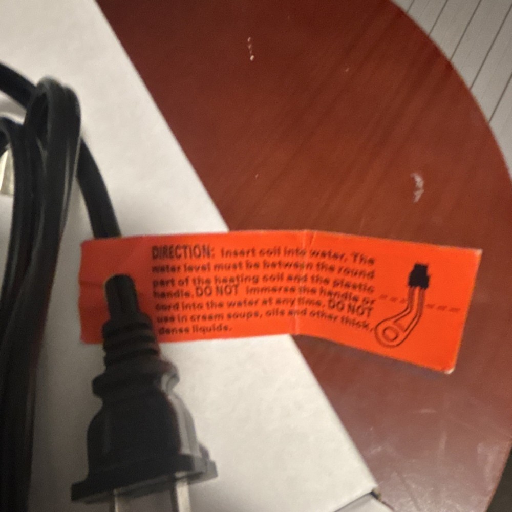 Allied Precision Portable Corded Electric Instantaneous Immersion Water Heater