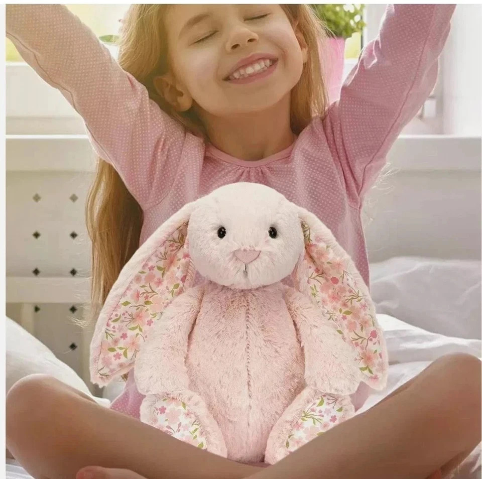 Adorable Authentic Medium Blossom Blush Bunny Cherry Plush Toy NWT