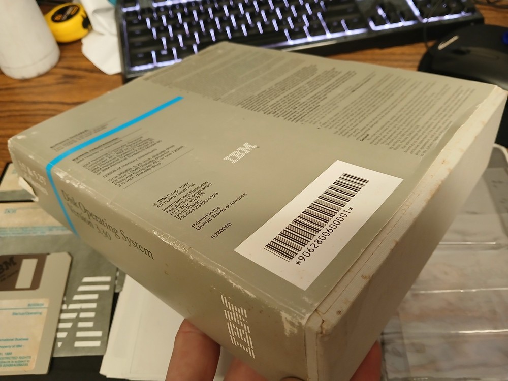 IBM DOS 3.30 Disk Operating System 1987 1st Edition 5.25/3.5" Software Disks CIB