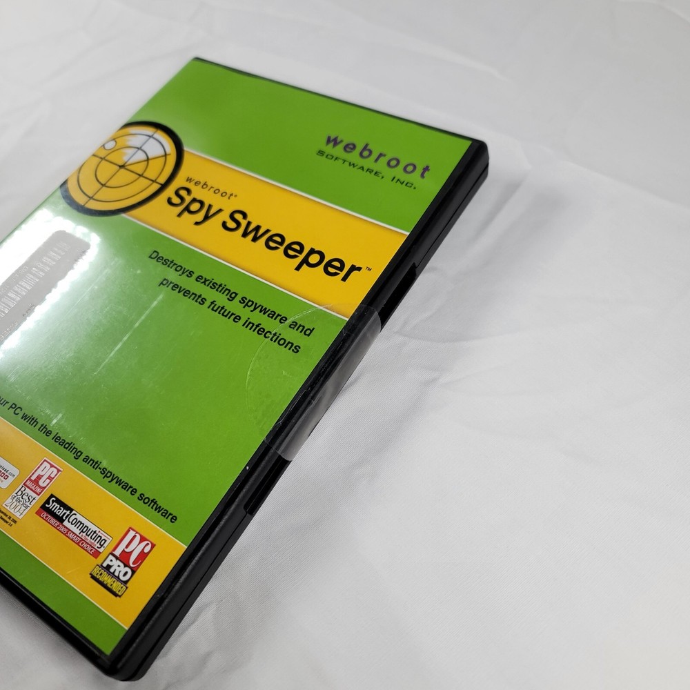 Webroot Spy Sweeper Windows Vista, XP 2003-2008 Software single PC Untested